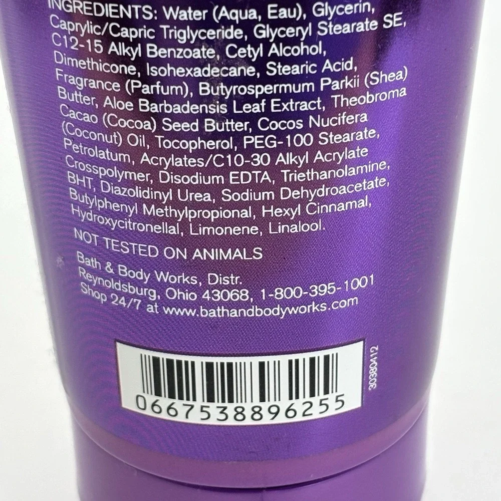 NEW BATH & BODY WORKS DARK KISS ULTRA SHEA BODY CREAM LOTION 24 HR MOISTURE 8 OZ